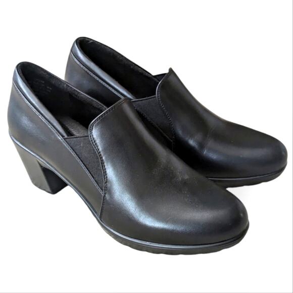 DREAM PAIRS Women's Low Chunky Block Heels Pumps Slip on Loafer 8.5 - Picture 1 of 9